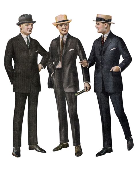 men's suits in the 1920s